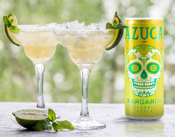 azuca Margarita Classic Style ready made cocktail, färdigblandad drink, ny lansering