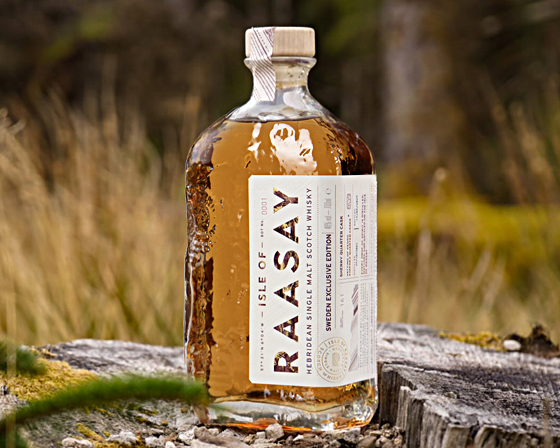 Isle of Raasay flaska - hedridean single malt scotch whisky